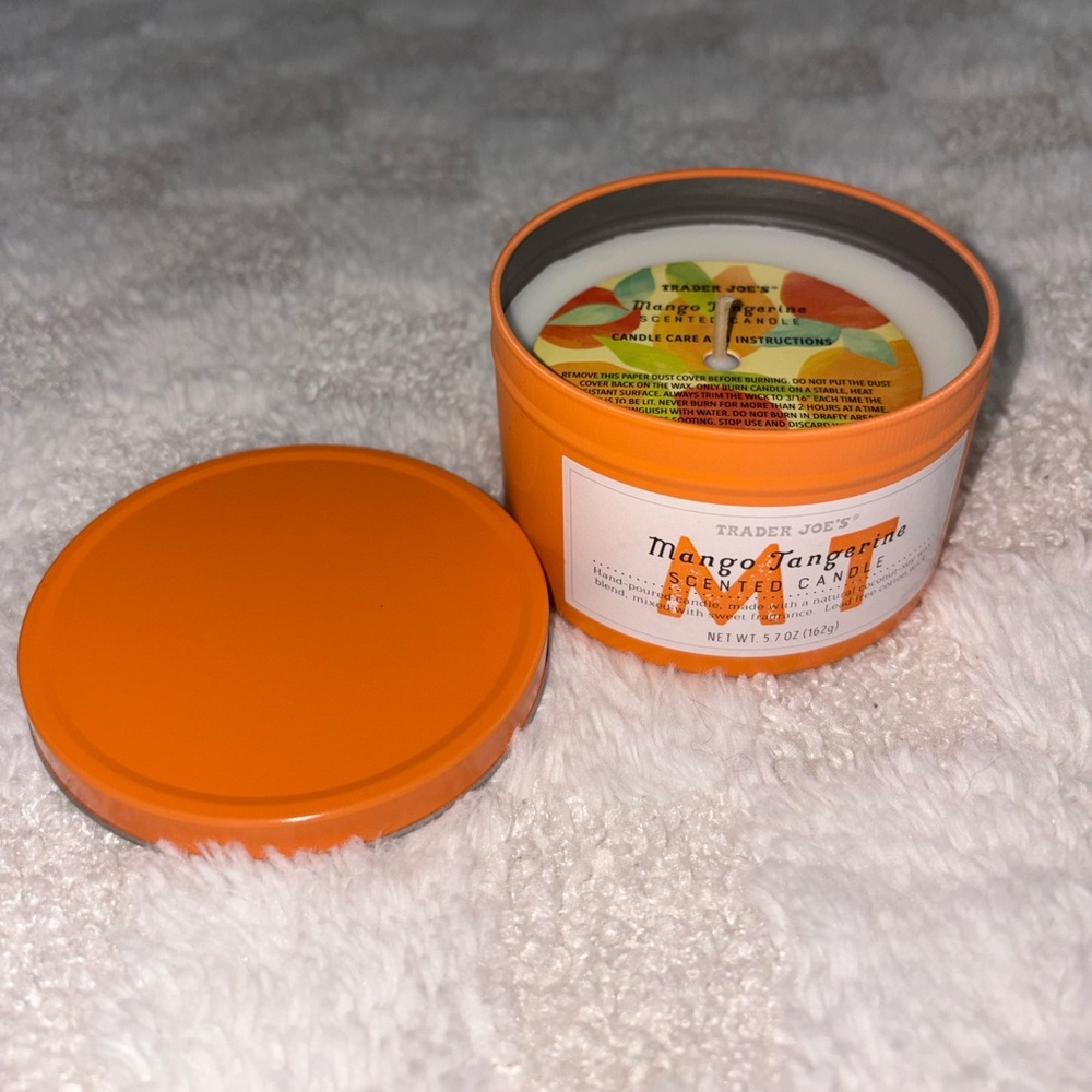 NEW Trader Joe’s Limited Edition Mango Tangerine Scented Candle